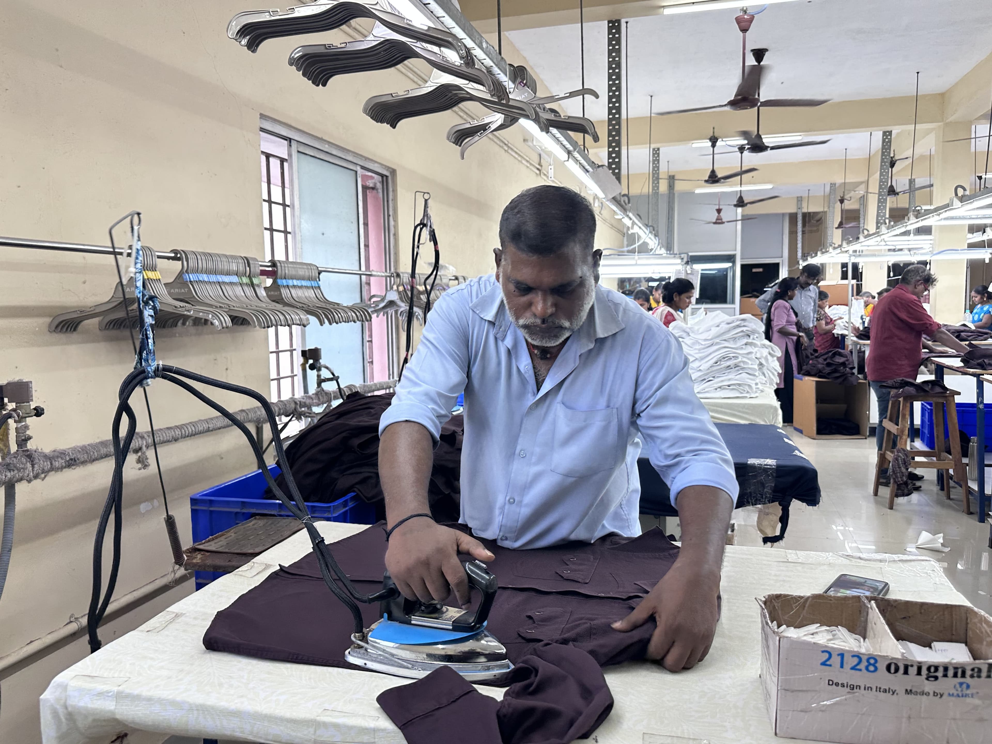 Steam Ironing & Finishing Station